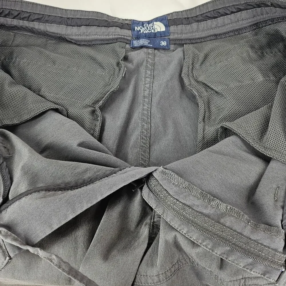 THE NORTH FACE MEN'S CHARCOAL ZIPPER LEG POCKET GRAY 8